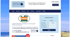 Desktop Screenshot of hawkemetcalfe.co.uk