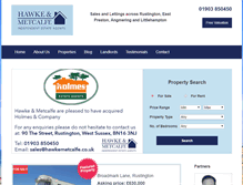 Tablet Screenshot of hawkemetcalfe.co.uk